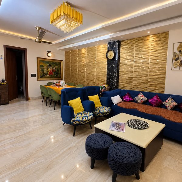 125 Gaj, Fully Furnished 3 BHK in Vikas Puri